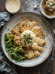 Greek comfort food with b?chamel sauce