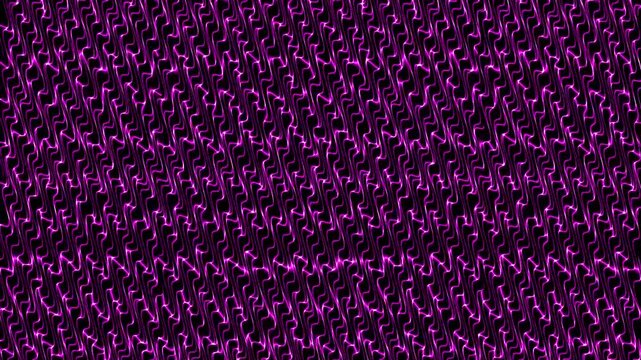Purple glowing abstract data stream pattern background loop, futuristic matrix style animation