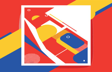 MY-Theme Red, Yellow, Blue, and White,