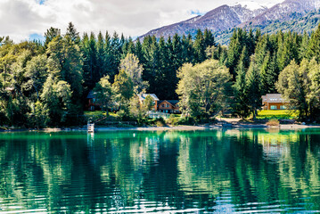 Sailing the Nahuel Huapi from Bahia Mansa to the Arrayanes Forest, Villa la Angostura, Neuquen,...