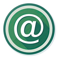 Fototapeta premium Icon - @ Zeichen