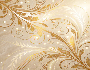 Luxury Golden Marble Abstract Background with Shiny Swirl Texture

