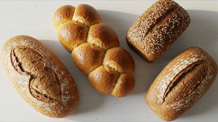 Assorted Artisan Bread Loaves