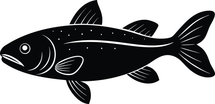 coelacanth on white background.eps