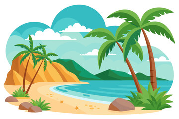  Perfect for summer, vacation, travel, tourism, and nature themes in web design, advertisements, and educational materials.