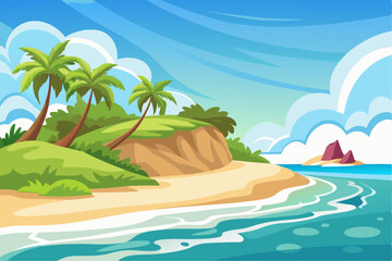  Perfect for summer, vacation, travel, tourism, and nature themes in web design, advertisements, and educational materials.
