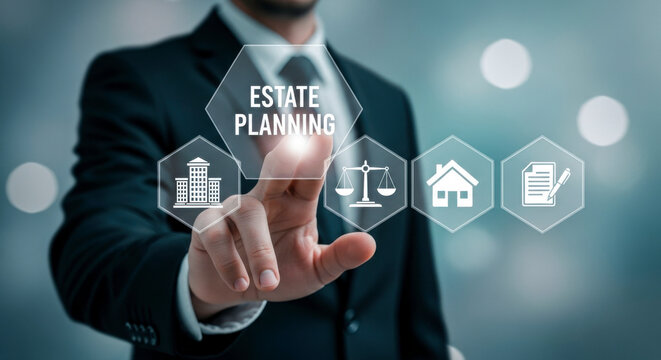 Estate planning lawyer attorney legal will trust inheritance financial advisor wealth management services