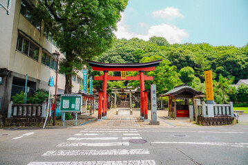Fototapeta premium The temple in Gifu, Japan