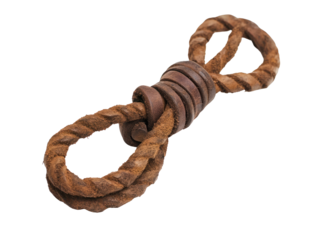 Rustic Twisted Leather Rope