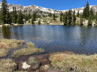A Serene Mountain Lake 