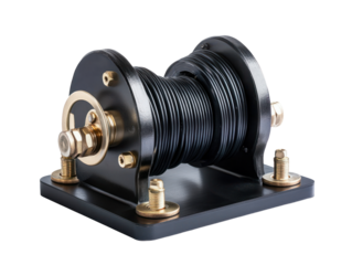 Black Industrial Cable Reel