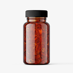 supplement bottle mockup