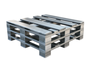 Stack of Metallic Pallets
