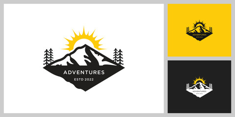 mountain logo vector design template