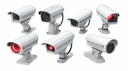 High-tech security cameras ensuring safety, surveillance, and peace of mind