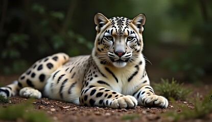Natural Light Wildlife: Endangered Animal in Native Ecosystem