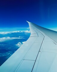 View from airplane window