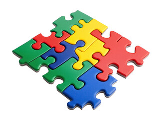 Obraz premium Colorful Puzzle Pieces