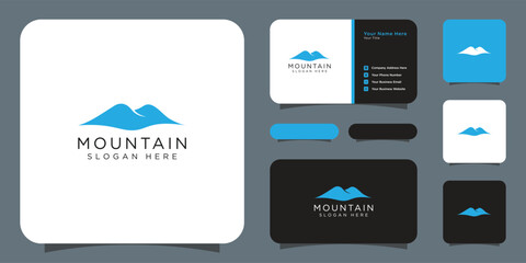 mountain logo vector design