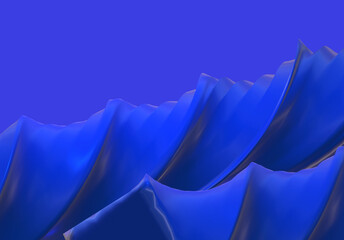 abstract blue 3d  background 