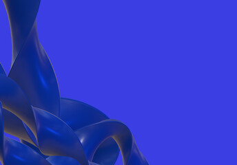 abstract blue 3d  background 