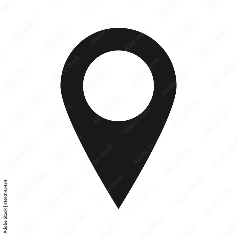 Poster map marker pointer symbols, location icon. navigation map, location pin icon, geo location icon symb