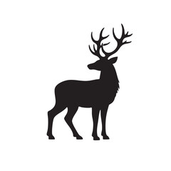 Cartoon Deer Vector – Forest Animal Illustration in Minimal Style