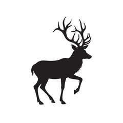 Cartoon Deer Vector – Forest Animal Illustration in Minimal Style