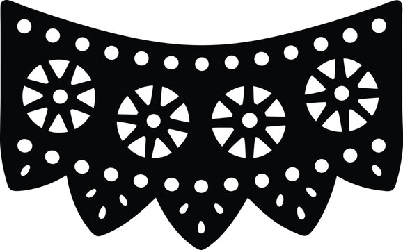 papel picado on white background.eps