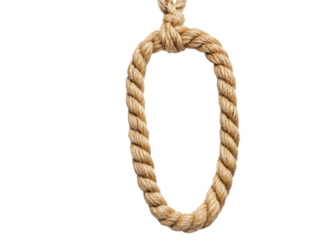 Rope Noose on Transparent Background