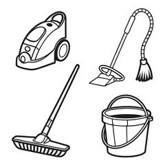 Cleaning tools vacuum broom mop bucket vacuum cleaner