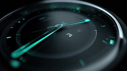Naklejka premium Close-up futuristic watch