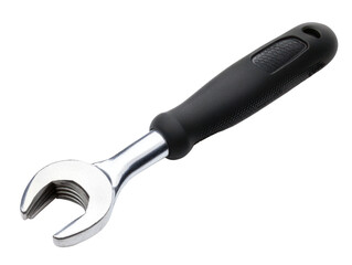 Fototapeta premium Adjustable Wrench with Black Handle