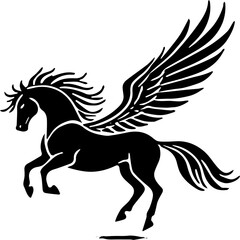 pegasus horse vector illustration