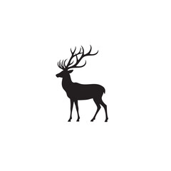 Cartoon Deer Vector – Forest Animal Illustration in Minimal Style