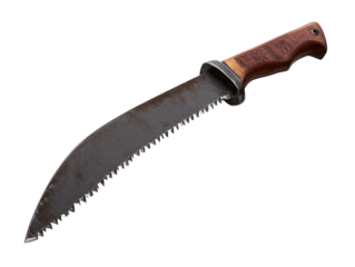 Serrated Machete Knife