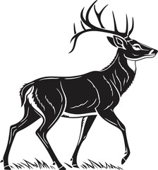 Cartoon Deer Vector – Forest Animal Illustration in Minimal Style