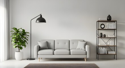 Minimalist Oasis Serene Living with Natural Light & Lush Greenery