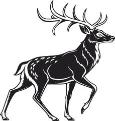 Cartoon Deer Vector – Forest Animal Illustration in Minimal Style