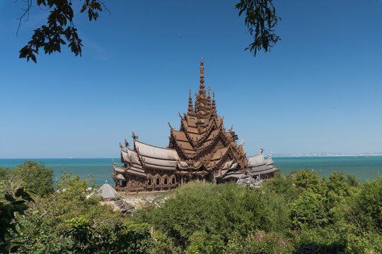 Sanctuary of Truth in Pattaya, Thailand