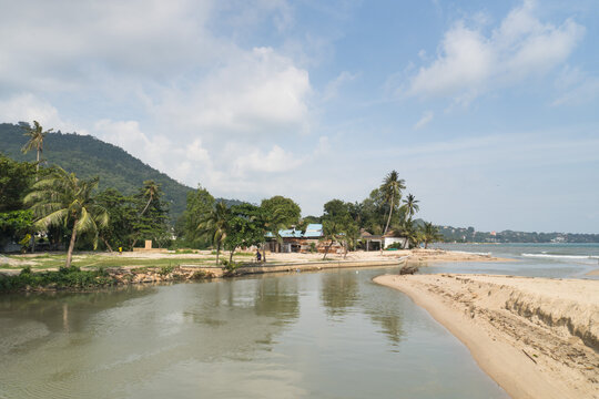 Tropical beach in Koh Samui, Thailand