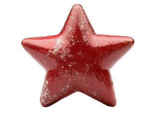 Shiny Red Star Ornament
