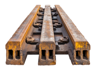 Old Rusty Train Tracks