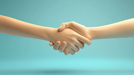 Two Individuals Achieving Business Success Through a Firm Handshake