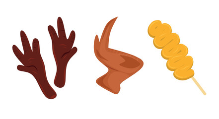 Chicken Skewer, Street Food