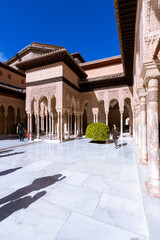 Obraz premium The Alhambra is a Moorish palace and fortress complex in Granada, Spain. This photo was taken in April9th 2016.