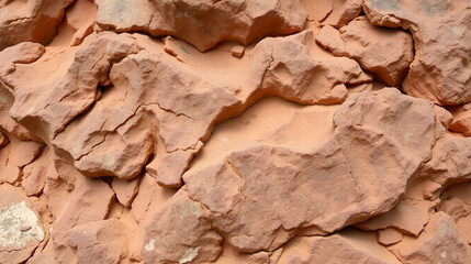 Detail of a rock with variants of color. Rock full of curves and smooth cuts. Close up rocks texture dramatic.Stone