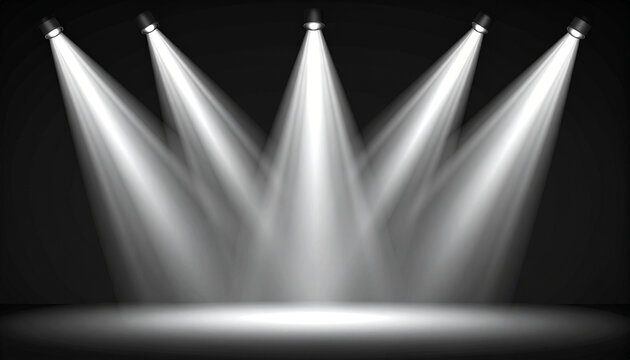spotlight on stage