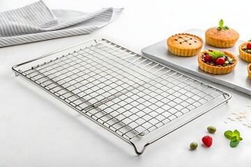 Cooling rack isolated on white
