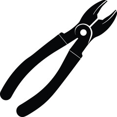 wire cutter on white background.eps